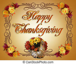 Oct 13: Happy Thanksgiving!! No School