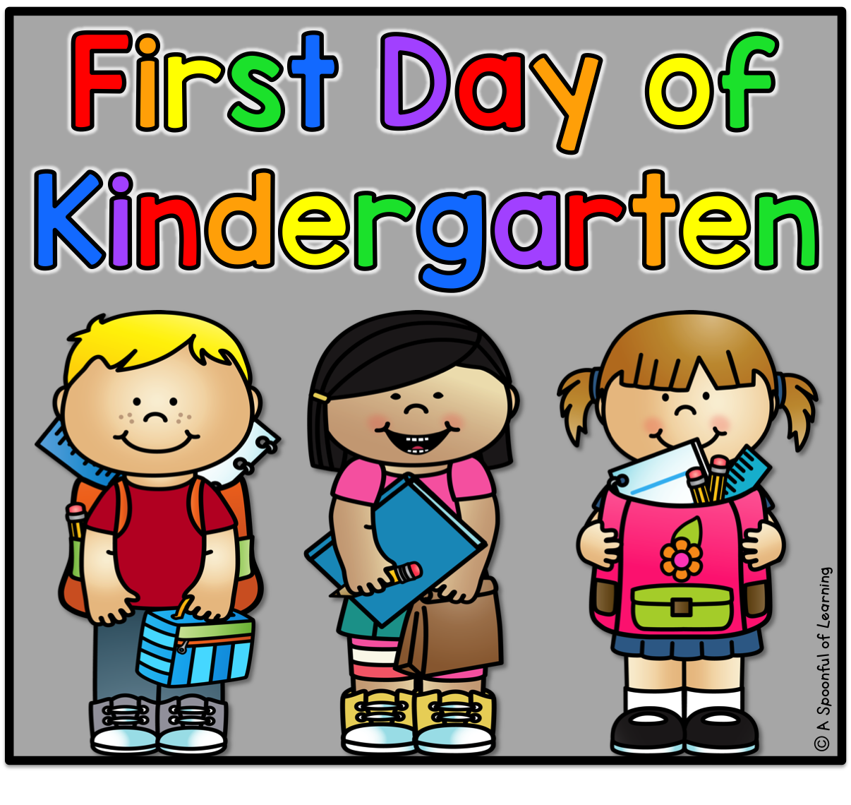 Sept 3: First Day of Kindergarten